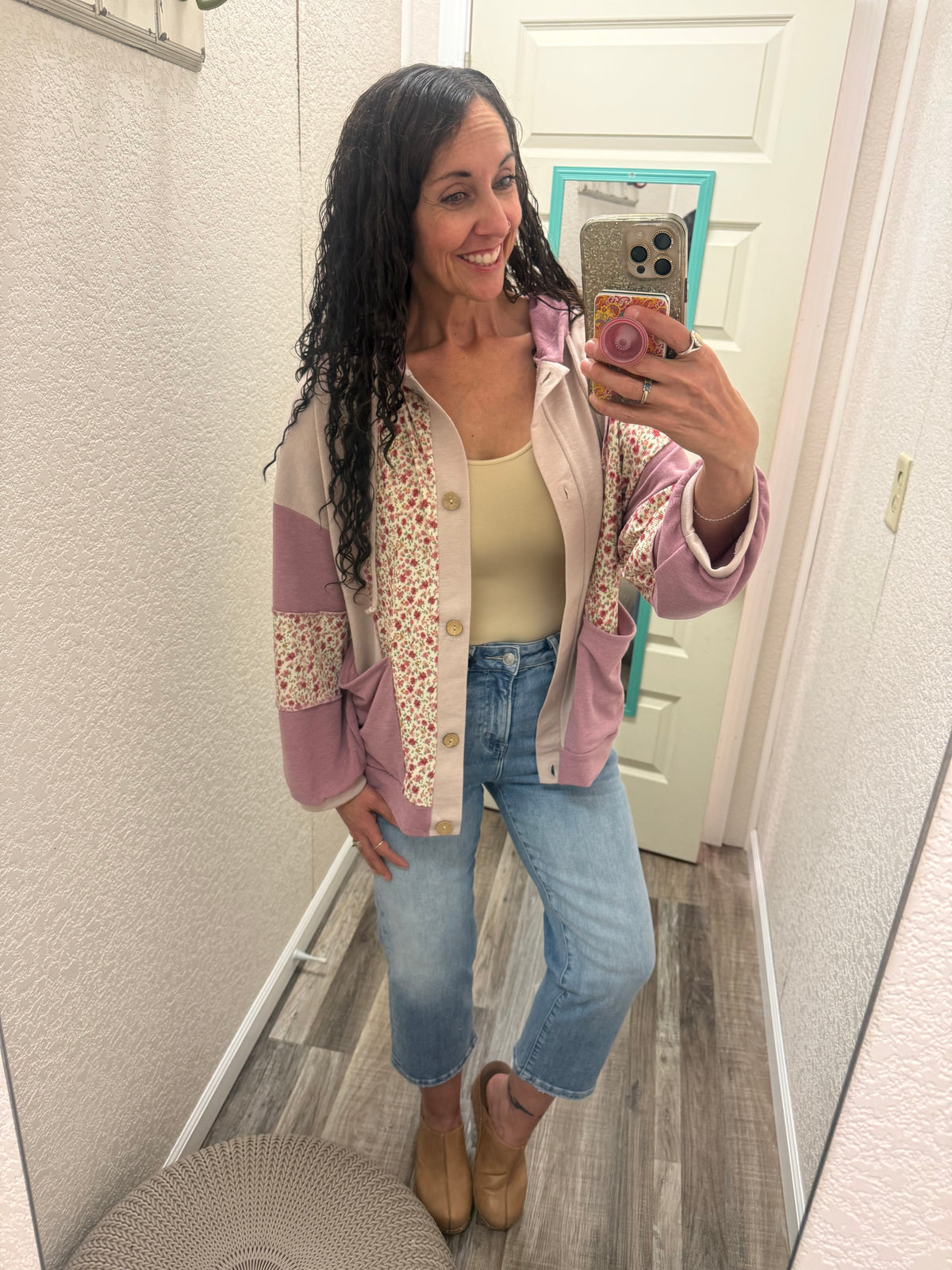 Hallie BUTTON DOWN Hoodie