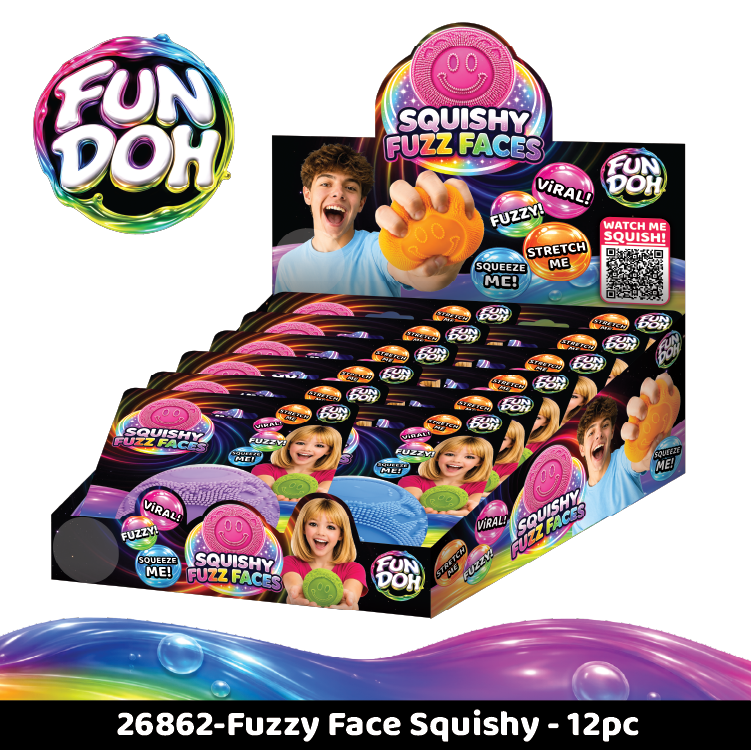 Fuzzy Face Squishy Sensory Toy