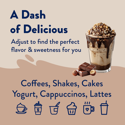 Sugar Free Chocolate Hazelnut Syrup