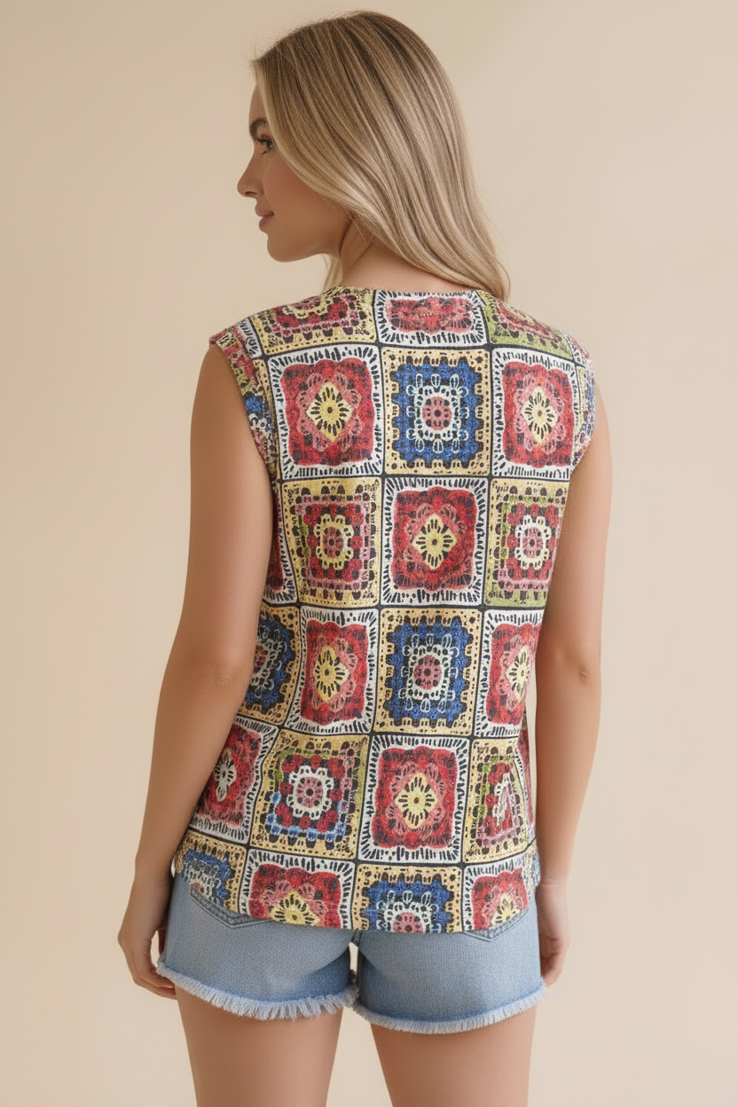kaleidoscope Patches Tank