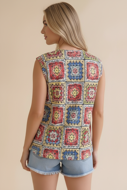 kaleidoscope Patches Tank