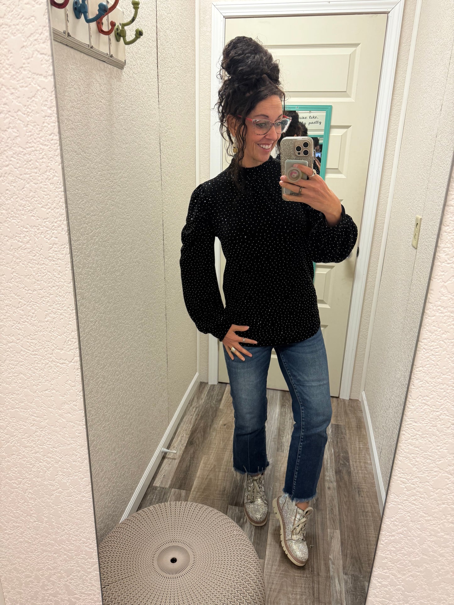 See Me Sparkle Long Sleeve Top