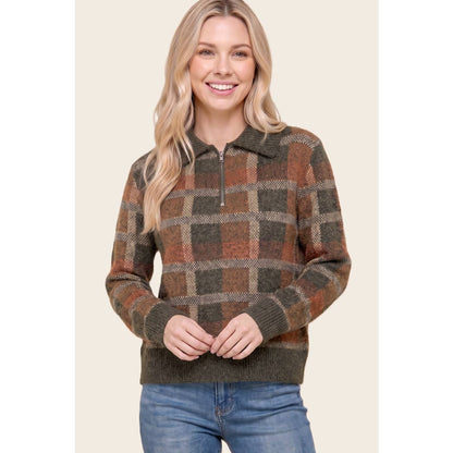 Checkmate HALF ZIP SWEATER
