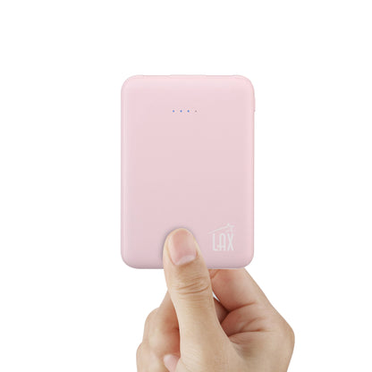 White Ultra-Slim & Portable 6600mah Power Bank-