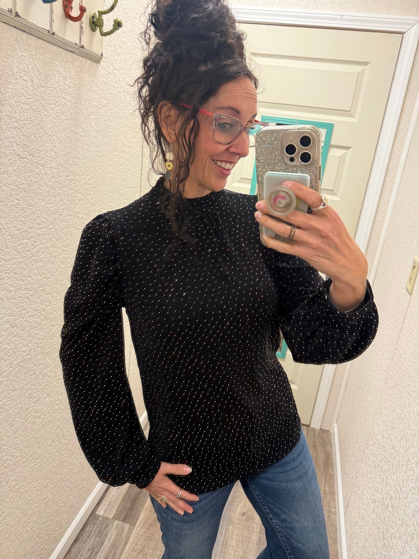 See Me Sparkle Long Sleeve Top