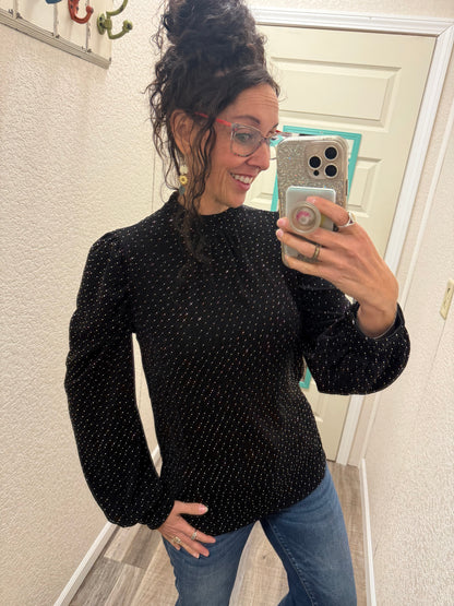 See Me Sparkle Long Sleeve Top