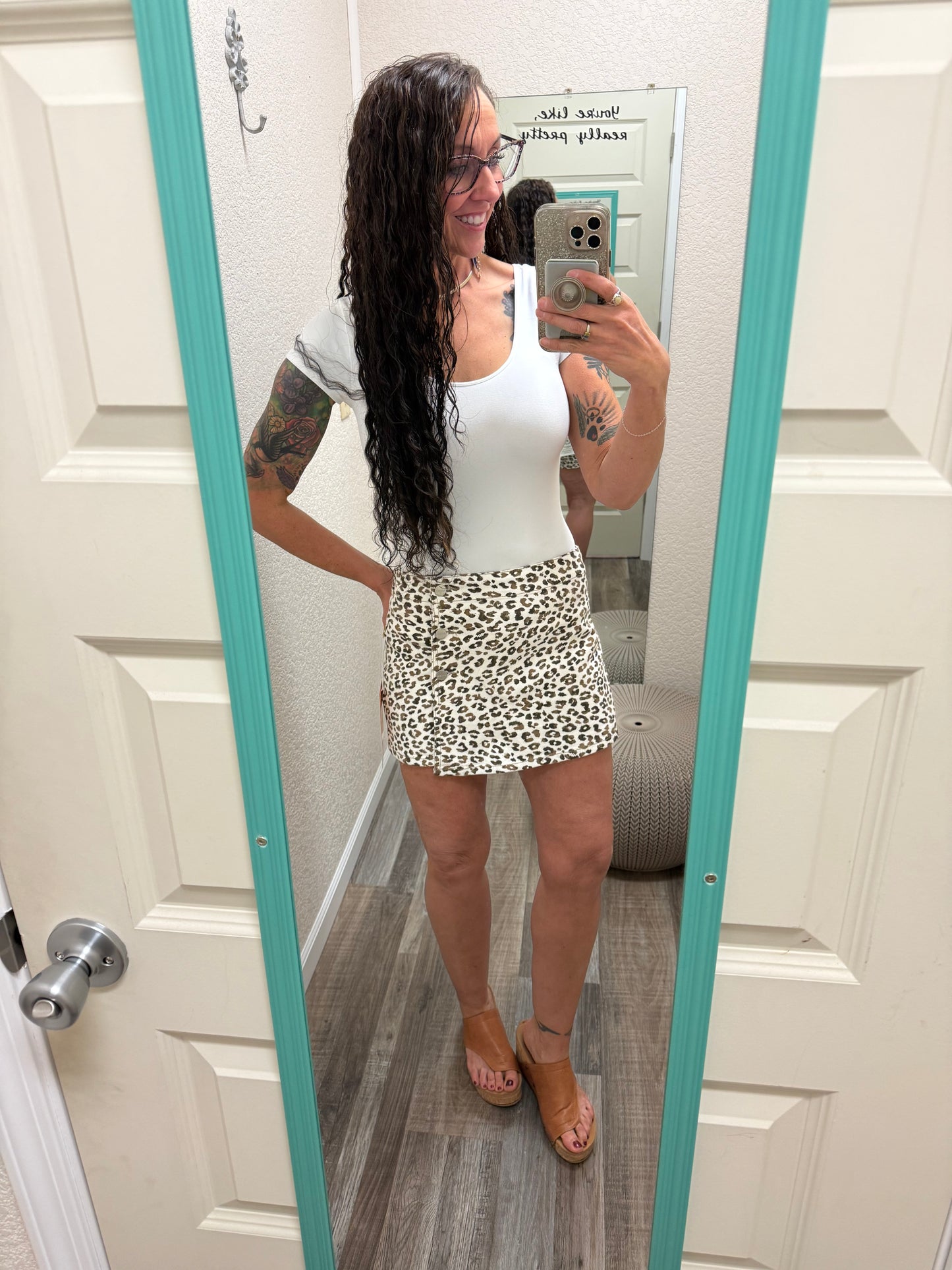Charlotte Button Down Skort