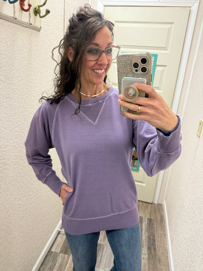 Donna Crewneck Sweatshirt With Pockets