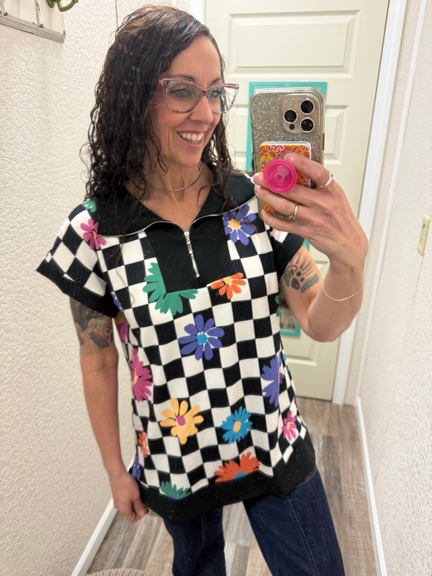 Check it Out Short Sleeve Top