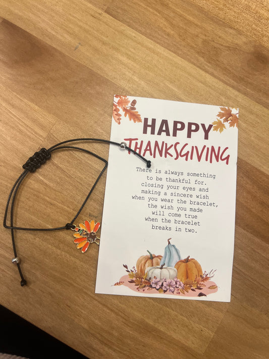 Thanksgiving Wish Bracelet