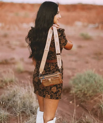 Wrangler Dual Zipper Crossbody Purse