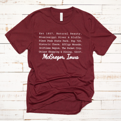 McGregor Iowa T