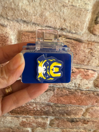 Bulldogs 2" Hair Clip