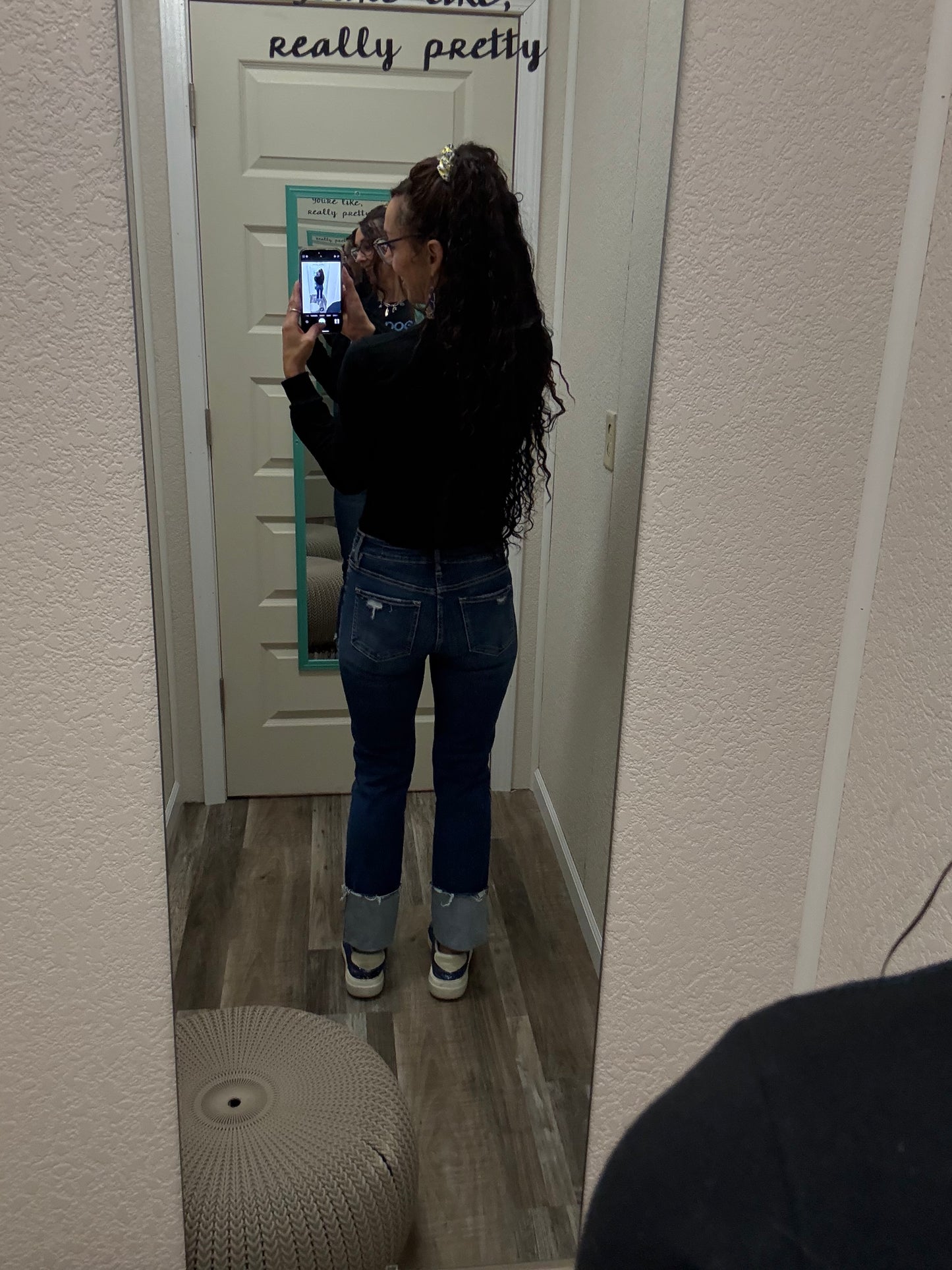 Tic Tac Toe Slim Straight Cuffed With Tac Mica Jeans PreOrder ETA 12/29