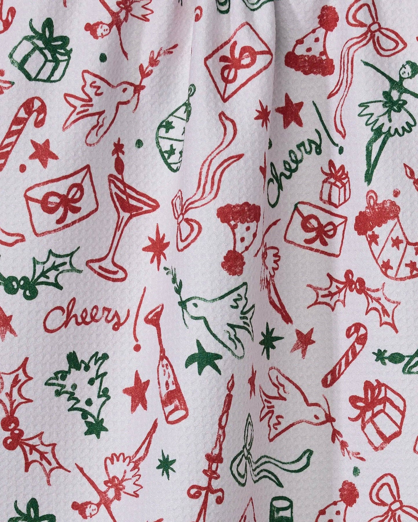 Holiday Doodles Multi Tea Towel