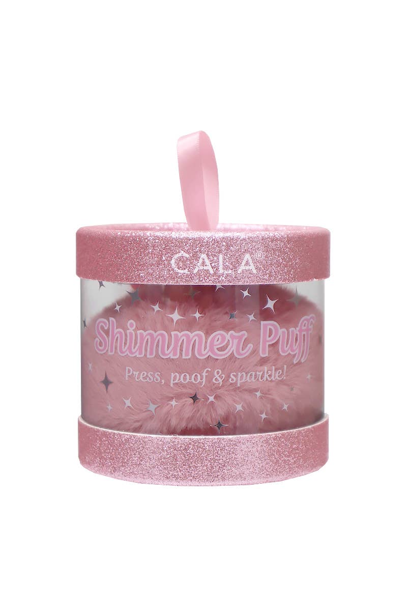 Pink Shimmer Puff for Face & Body -