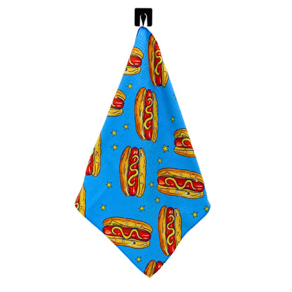 Hot Dog Summer Cookout 4th of July Tea Towel - Home Decor