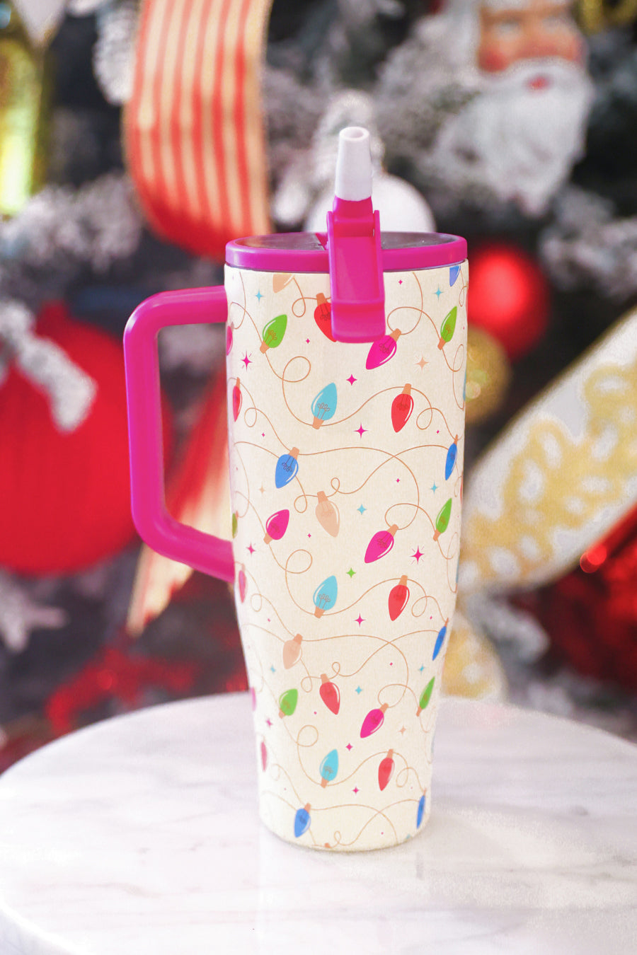 PREORDER- Wrapped in Lights Sleek Tumbler