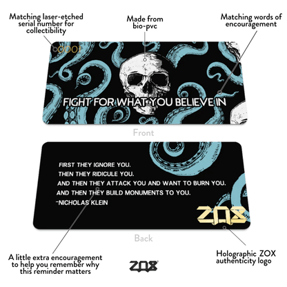 Fight For What You Believe In Interactive AffirmatioBracelet