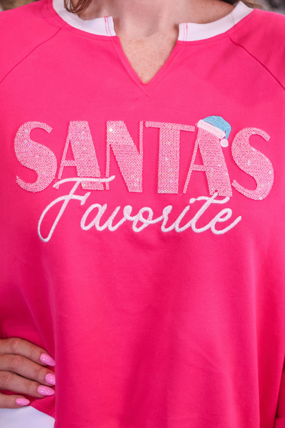 PREORDER- Santa’s Favorite French Terry Pullover