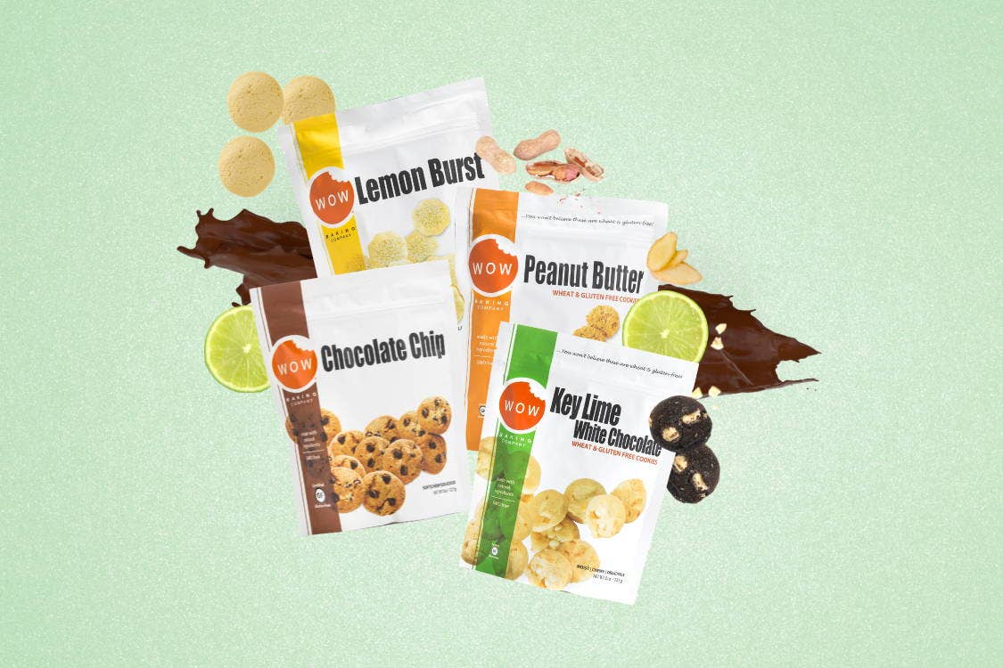 Gluten-Free Key Lime White Chocolate Cookie Resealable Bag