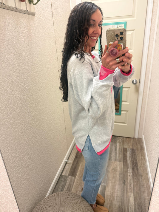 Pretty Little Ghosts LayerPop™ Double Cuffs Sweatshirt