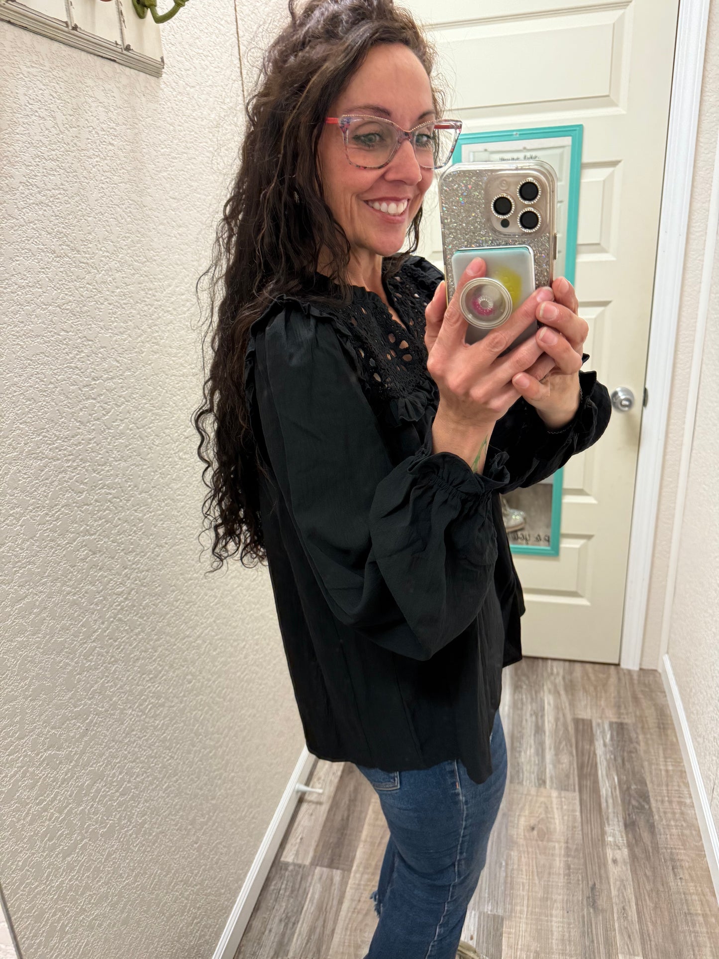 Jacinda long sleeve blouse