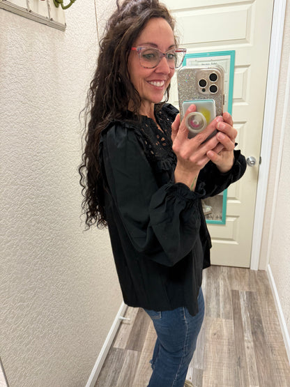 Jacinda long sleeve blouse