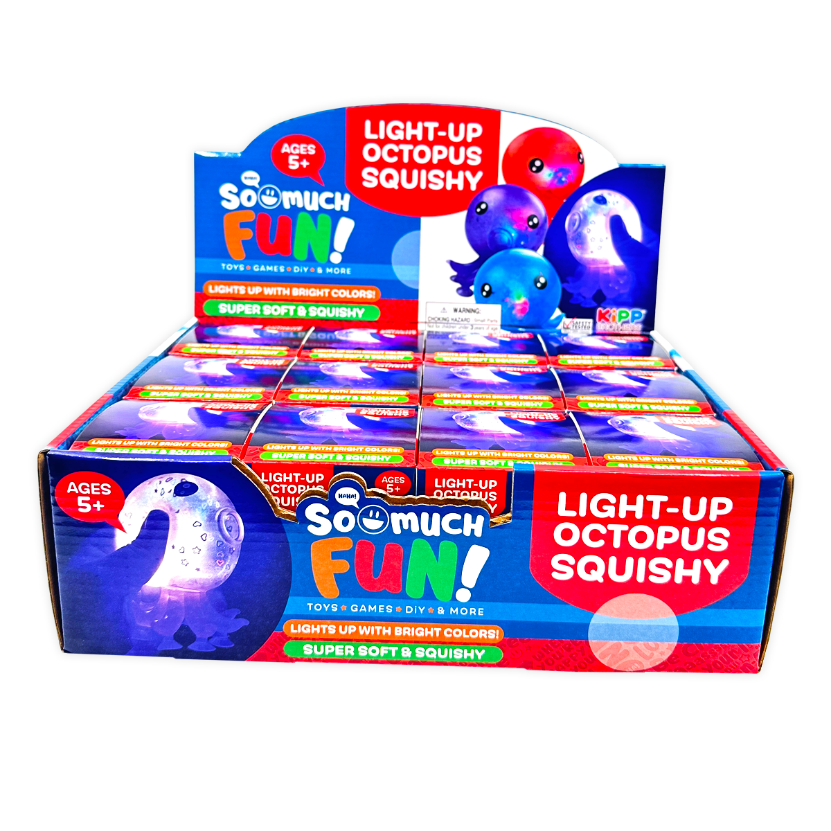 SO MUCH FUN LIGHT-UP OCTOPUS SQUISHY