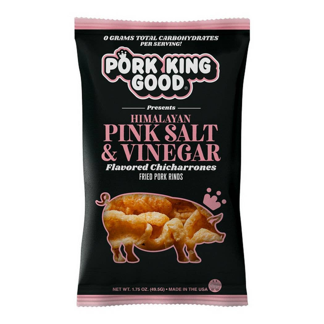 Pink Salt & Vinegar Pork Rinds 1.75 oz