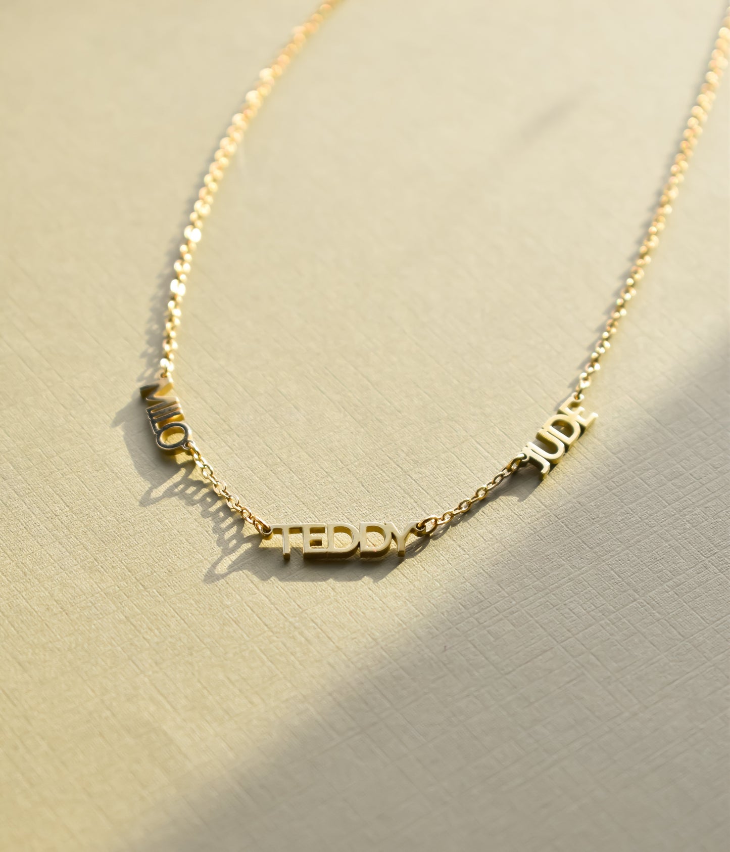 Resort - Custom Cherish Multiple Name Necklace - SS & WR