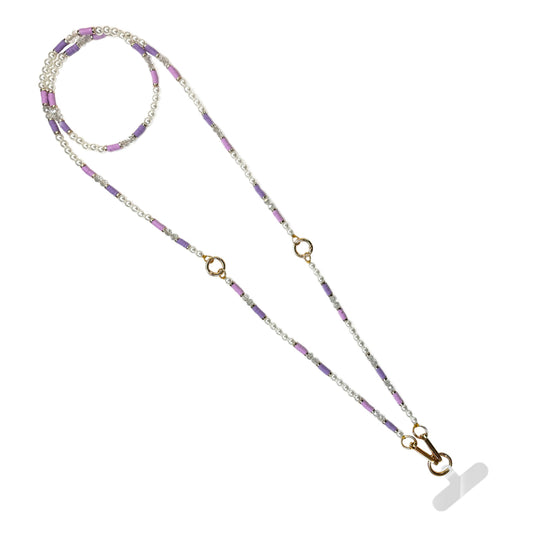 Clip & Go Beaded Crossbody Phone Holder