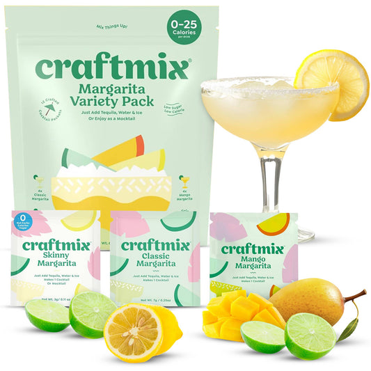 Margarita Variety Pack Cocktail Mixers -12 Serving Multipack