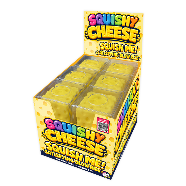 Fun Doh Slow Rise Cheese Squishies | Viral Sensory