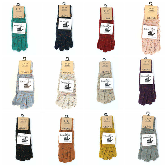 Flecked CC Women's Gloves