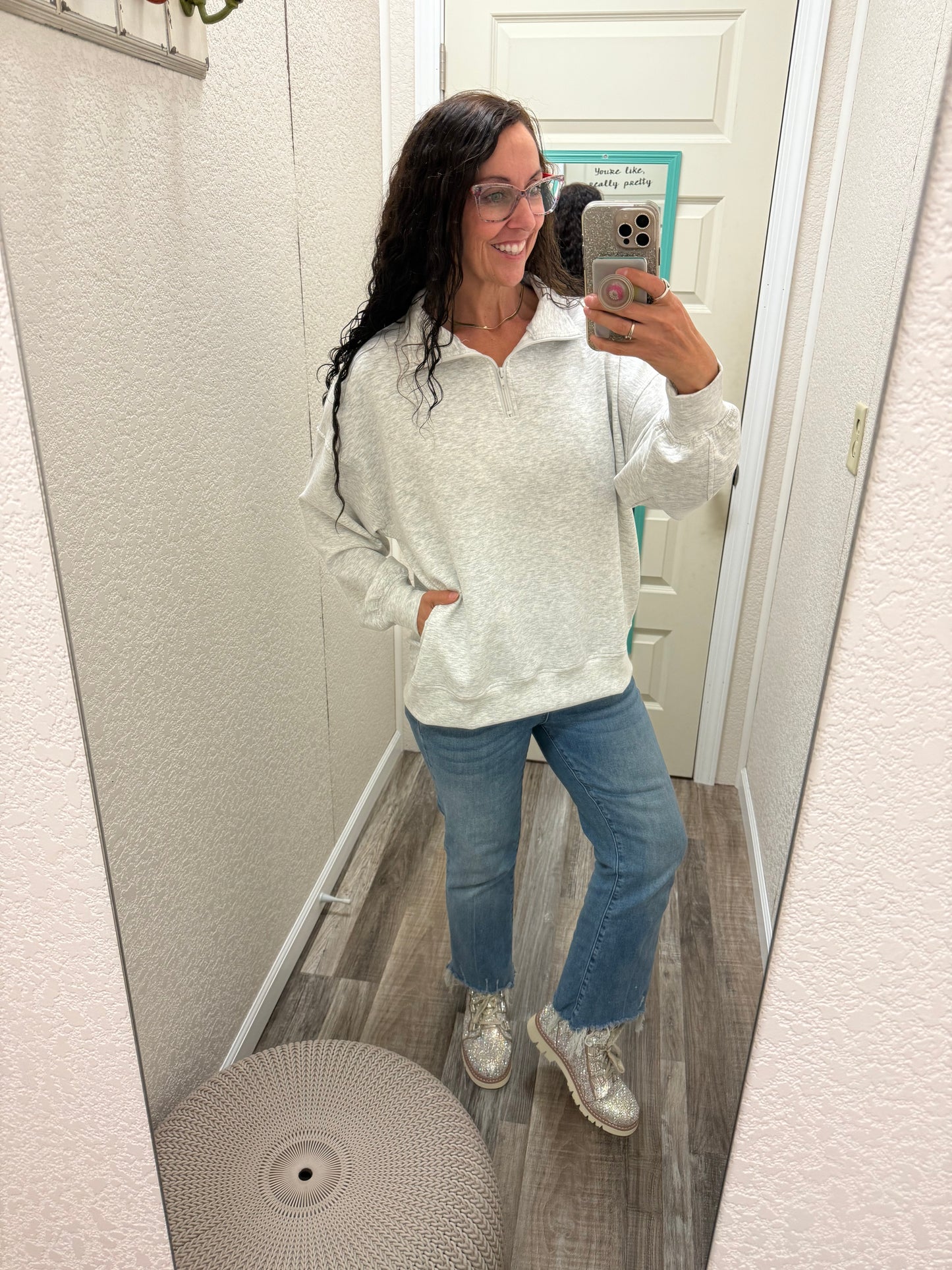 Sadie Scuba 1/2 Zip Pullover