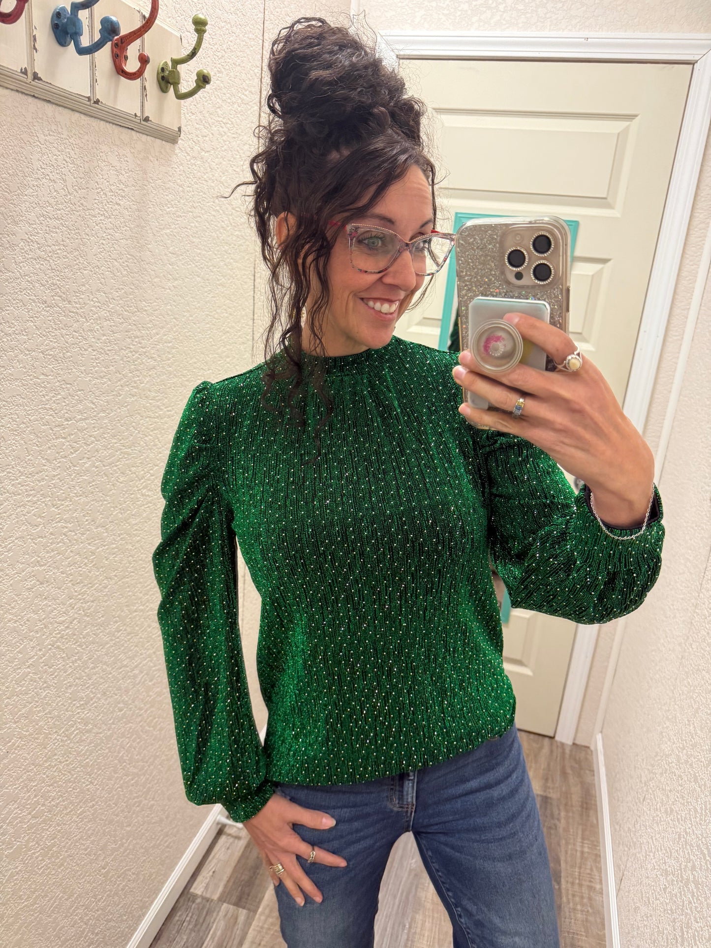 See Me Sparkle Long Sleeve Top