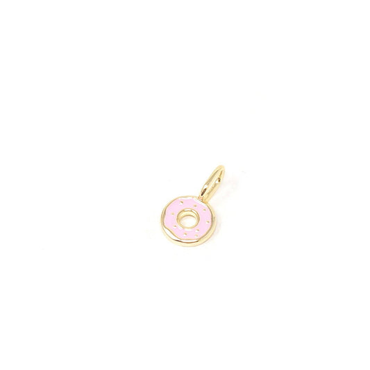 Charm Bar Donut Charm: Silver