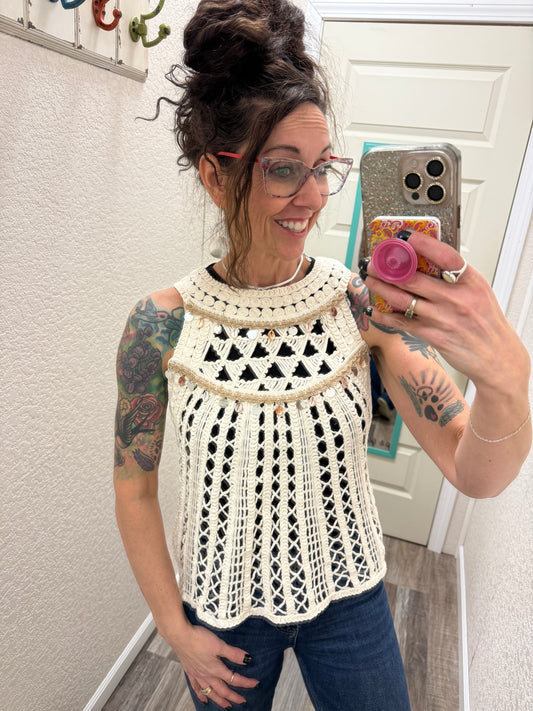 Athena Greek Goddess Crochet Tank