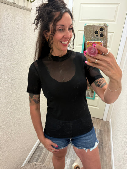 DESPERADO Short Sleeve MESH TOP