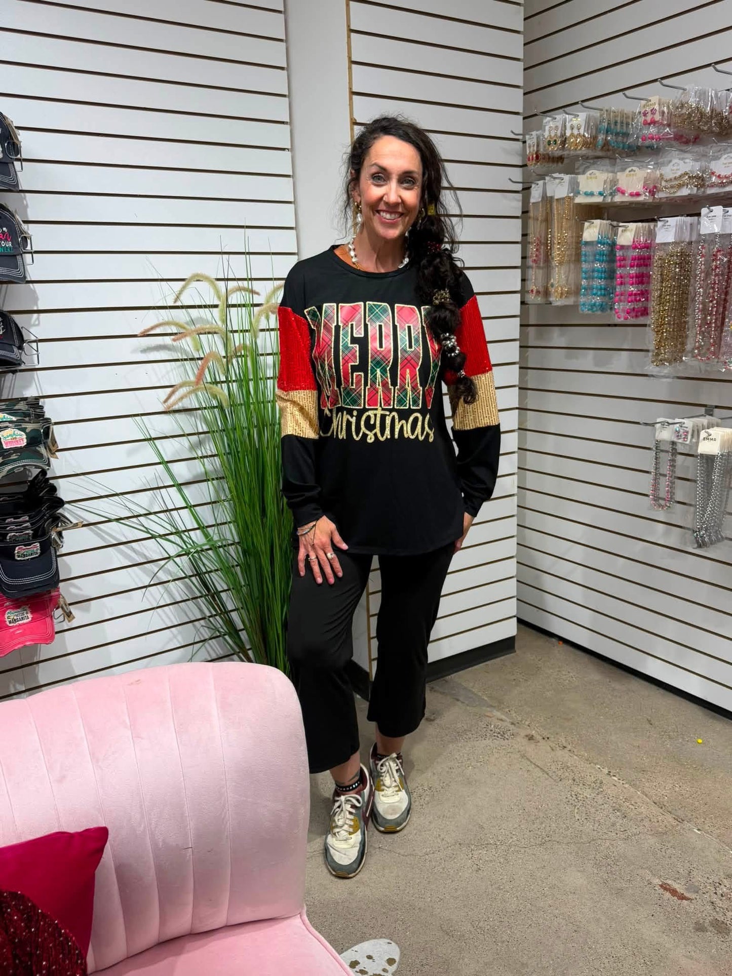 A Plaid Merry Christmas Top