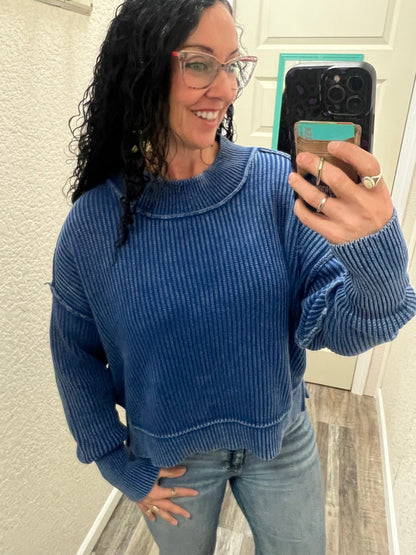 Helen Navy Sweater