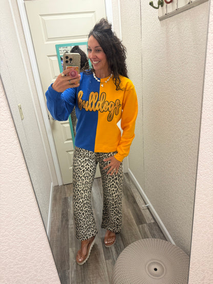 Bulldogs Split Sweatshirt