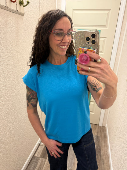 Rae Cuffed Sleeve Tee