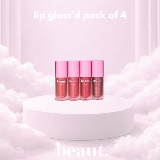 lip gloss'd pack of 4