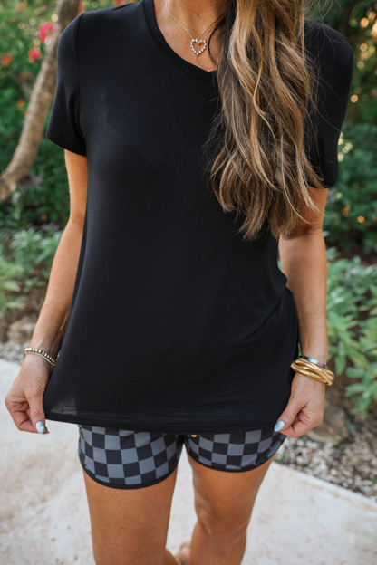 PREORDER- Jess Lea Basic Tee- Black