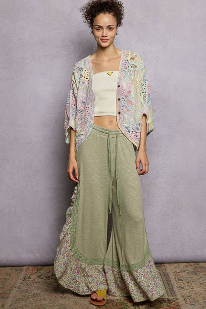 Obsession Crochet Cardigan : RAINBOW / One Size
