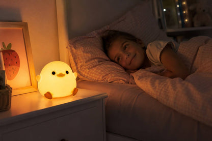 Chicken Squishy Animal Lights Silicone Nightlight