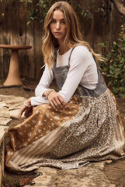 Autumn Overall Dress
