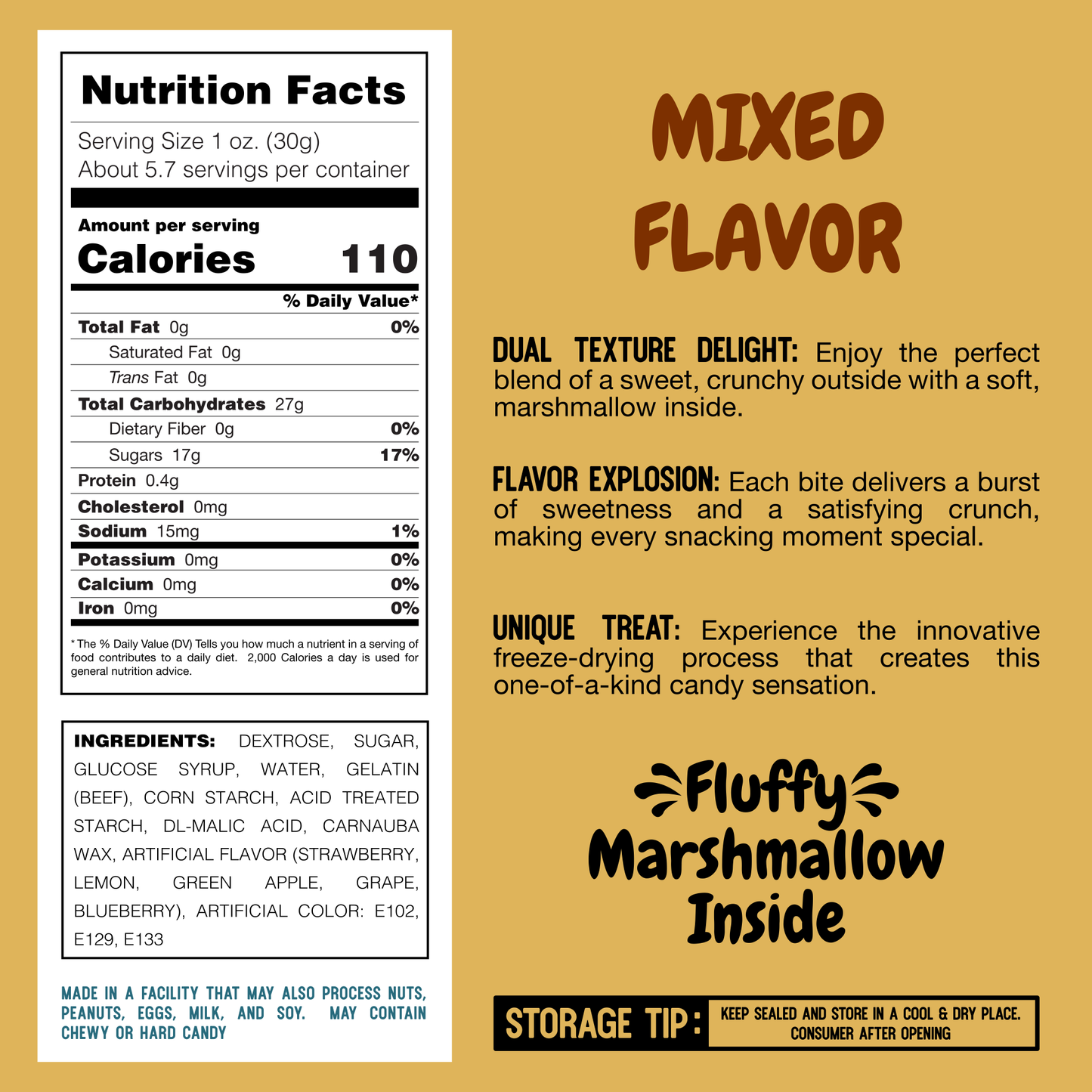 Mixed Munch Mallows - Marshmallow Candy